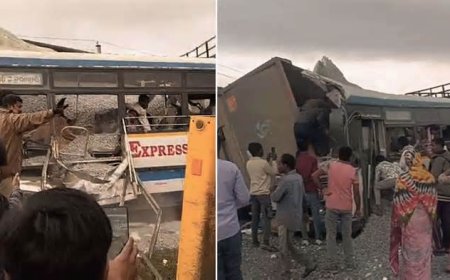 Telangana Horror: 19 Killed as Bus and Truck Collide; Govt Orders Magisterial Probe
