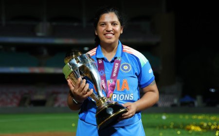 CAB to Honor India Women’s World Cup Star with Gold-Plated Bat and Ball at Eden Gardens