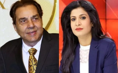 TV Anchor Anjana Om Kashyap Faces Backlash Over Dharmendra ‘Death’ Report