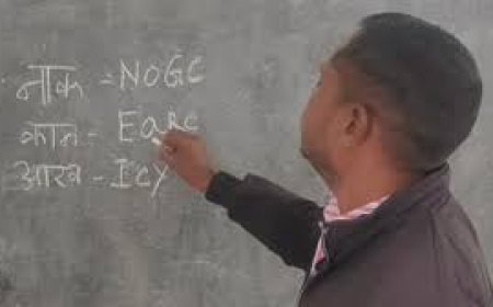 Chhattisgarh Government School Teacher Caught Teaching ‘Sanday’, ‘Wensday’ and ‘Noge’; Another Reportedly Turns Up Drunk