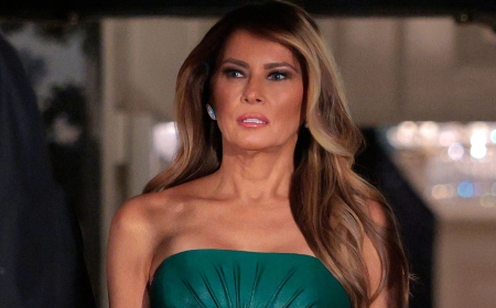 Melania Trump Stuns in Emerald Green at White House Dinner for Saudi Crown Prince