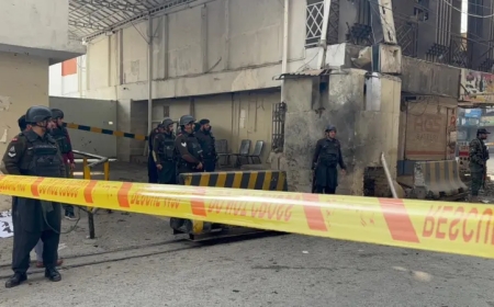 At Least Three Killed in Gun and Suicide Bomb Attack on Pakistan Paramilitary Headquarters in Peshawar