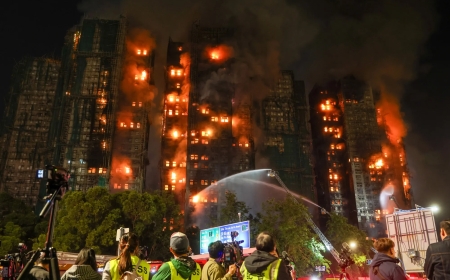 44 Dead, Hundreds Missing After Massive Blaze Engulfs 7 High-Rise Buildings in Hong Kong; 3 Arrested