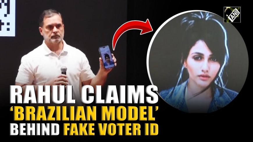 Brazilian Model Reacts to Viral Photo Misuse in Rahul Gandhi’s Voter Fraud Claim