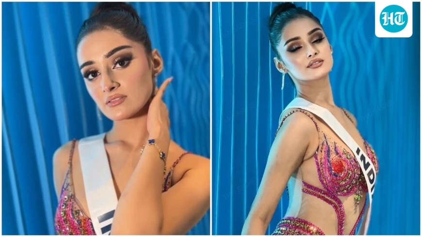 Miss India Manika Vishwakarma Stuns Internet with Last-Minute See-Through Gown at Miss Universe Gala