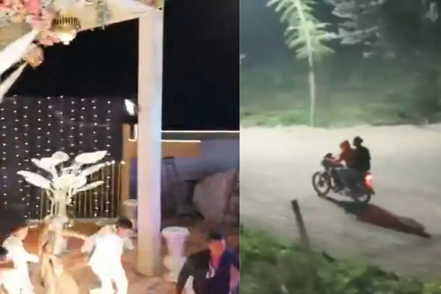 Groom Stabbed on Stage During Wedding; Cameraman’s Drone Trails Fleeing Attackers for 2 Km in Amravati