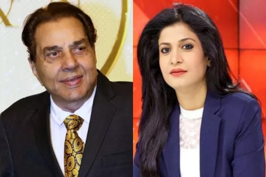 TV Anchor Anjana Om Kashyap Faces Backlash Over Dharmendra ‘Death’ Report