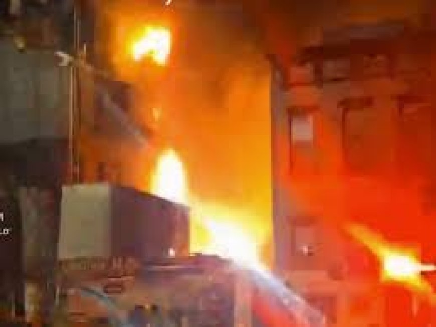Massive Fire Erupts at East Harlem Beer Garden; Firefighters Respond