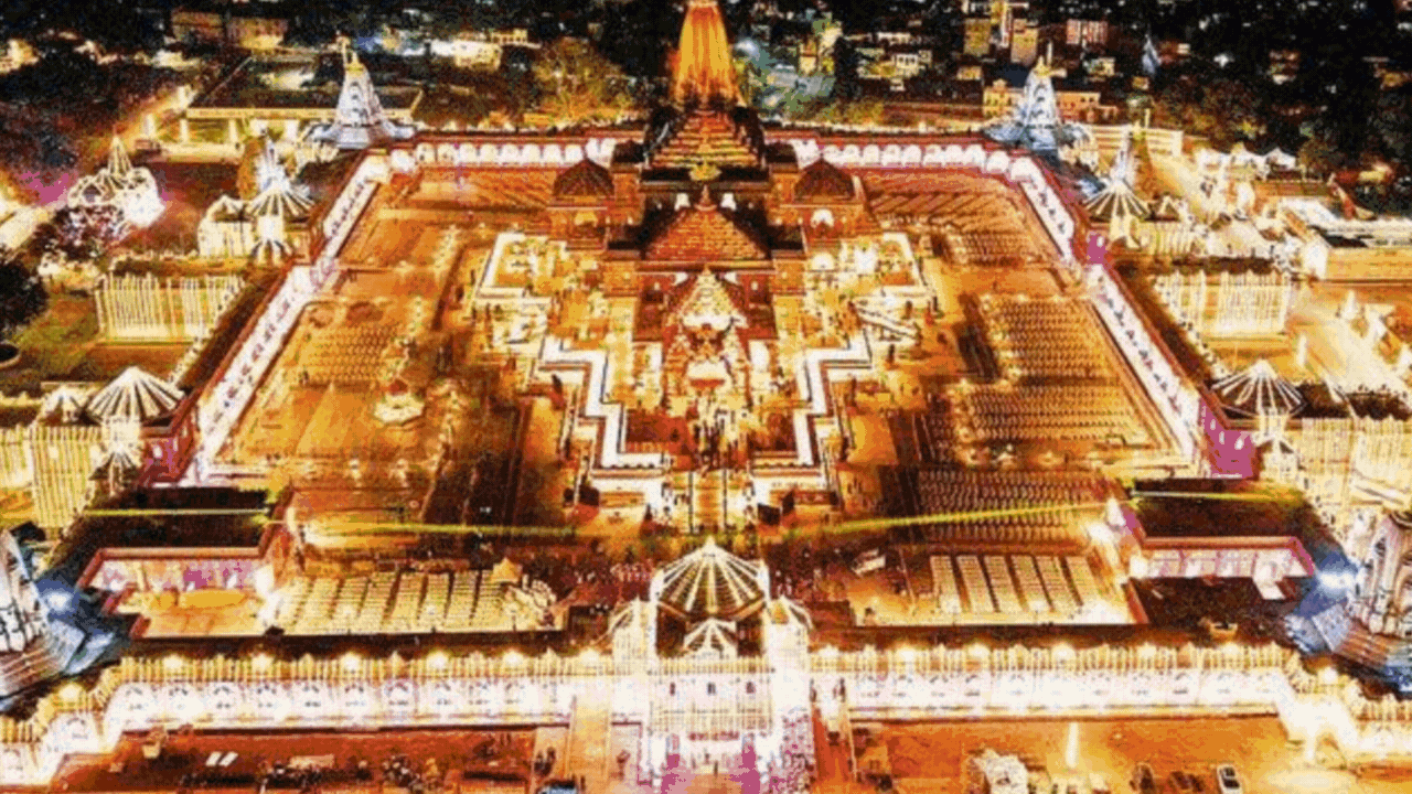 Ayodhya Set for Landmark Ceremony as PM Modi Arrives to Hoist Sacred Flag at Ram Temple