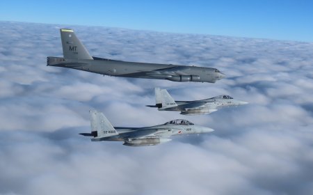 U.S. B-52 Bombers Fly with Japanese Jets in Major Show of Force Amid Regional Tensions