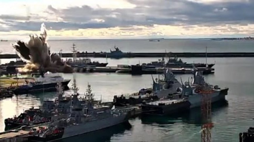 Ukraine Claims Historic Underwater Drone Strike on Russian Submarine