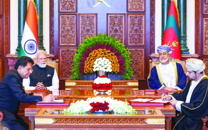 India–Oman Free Trade Agreement: Historic Deal Strengthens Economic Ties