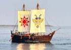 Hand-Stitched Indian Ship Arrives in Oman to Rousing Welcome