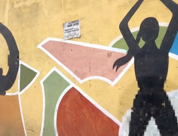 ‘An attack on women’s dignity’: Walls whitewashed after silhouettes defaced in Indian city