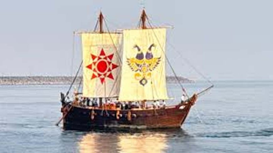Hand-Stitched Indian Ship Arrives in Oman to Rousing Welcome