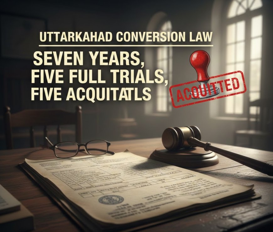 Uttarakhand Conversion Law Faces Legal Setback: All 5 Completed Trials End in Acquittal Over 7 Years