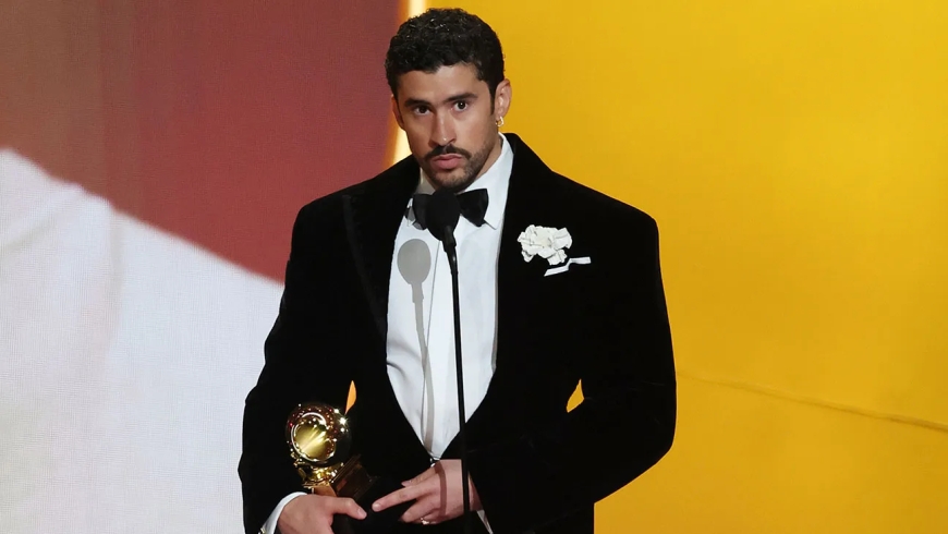 Bad Bunny Wins Grammy, Opens Speech With ‘ICE Out’ Call Against Immigration Enforcement