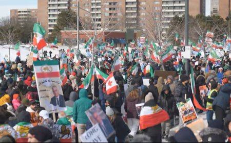 Iranian-Americans Rally With Mixed Emotions After Supreme Leader’s Ouster