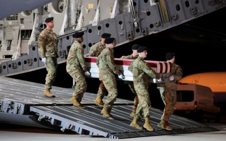 Seventh U.S. Service Member Killed in Iran War Returned Home in Dignified Transfer