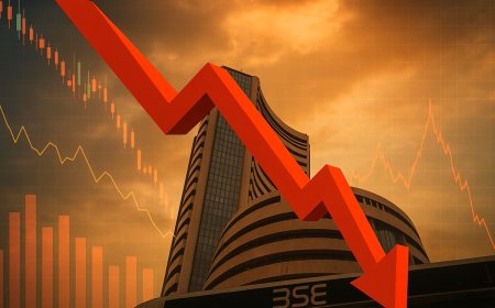 Dalal Street Tumbles: Sensex Drops Over 1,100 Points, Nifty Below 22,500 Amid Geopolitical Tensions and Oil Surge
