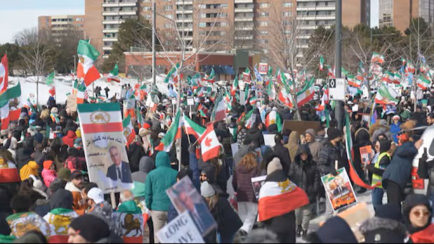 Iranian-Americans Rally With Mixed Emotions After Supreme Leader’s Ouster