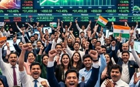 Sensex Rallies Over 400 Points, Nifty Climbs Past 24,350 Amid Global Market Optimism