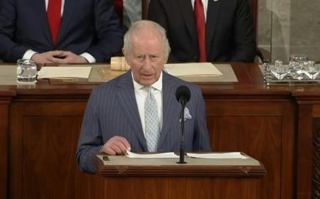 King Charles Urges NATO Unity, Pushes for усилated Support to Ukraine in US Address