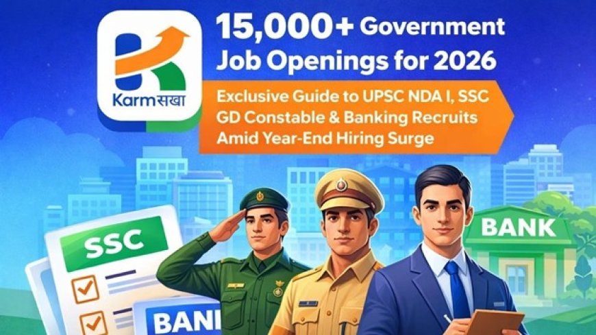 India Sees Major Government Job Openings Across Defence, Railways, and Banking in April 2026 Hiring Drive