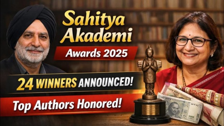 Sahitya Akademi Announces 2025 Awards; Mamta Kalia Among 24 Language Winners