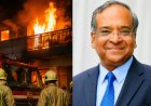 Retired IAS Officer Dies After AC Blast Triggers Massive Fire at South Delhi Residence
