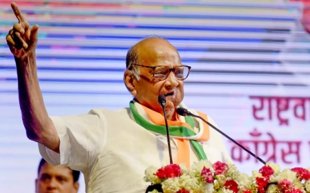 Sharad Pawar Steps Down as NCP Chief, Sparks Leadership Uncertainty Within Party
