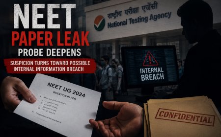 NEET Paper Leak Probe Deepens, Suspicion Turns Toward Possible Internal Information Breach
