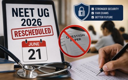 NEET UG 2026 Rescheduled to June 21 After Paper Leak Controversy Sparks Major Row