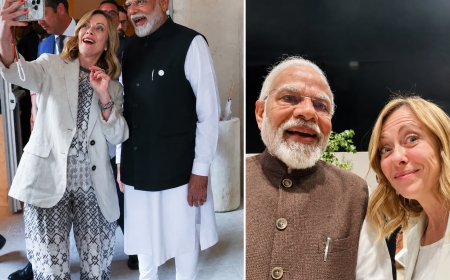 PM Modi Receives Grand Welcome in Italy as Giorgia Meloni Shares Viral Selfie Ahead of Key Talks