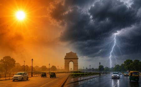 Scorching Sun Takes a Break in Delhi-NCR for 4 Days! Dust Storm and Rain Alert During Nautapa, Know the Modern Science Connection Behind It
