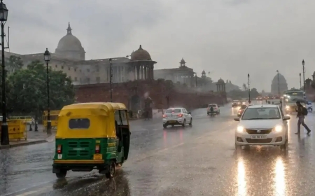 India’s Weather Takes Dramatic Turn as Rain and Hailstorm Alerts Replace Relentless Heatwave
