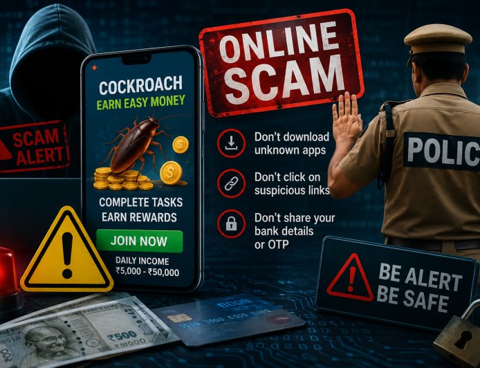 Police Warn Against ‘Cockroach’ Online Scam Targeting Quick-Money Seekers