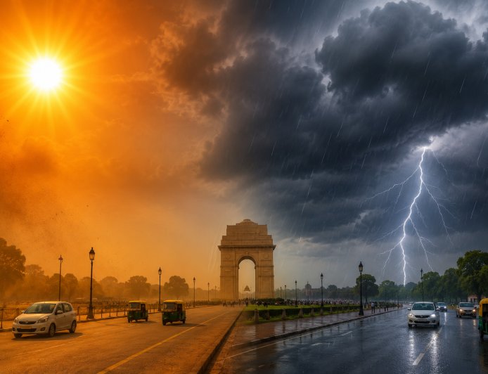 Scorching Sun Takes a Break in Delhi-NCR for 4 Days! Dust Storm and Rain Alert During Nautapa, Know the Modern Science Connection Behind It