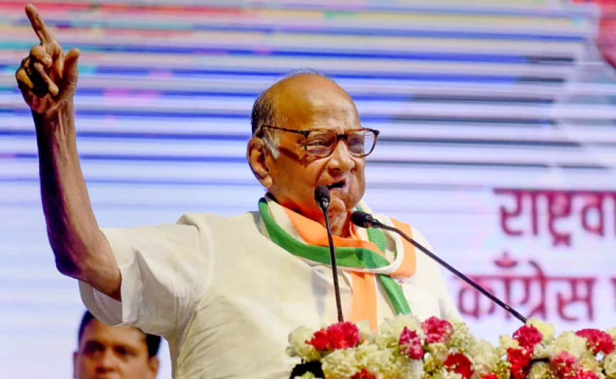 Sharad Pawar Steps Down as NCP Chief, Sparks Leadership Uncertainty Within Party