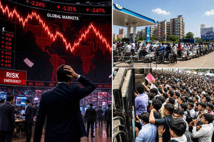 Stock Market Crash: Second Big Fall in 24 Hours After PM Modi’s Appeal on Gold and Fuel