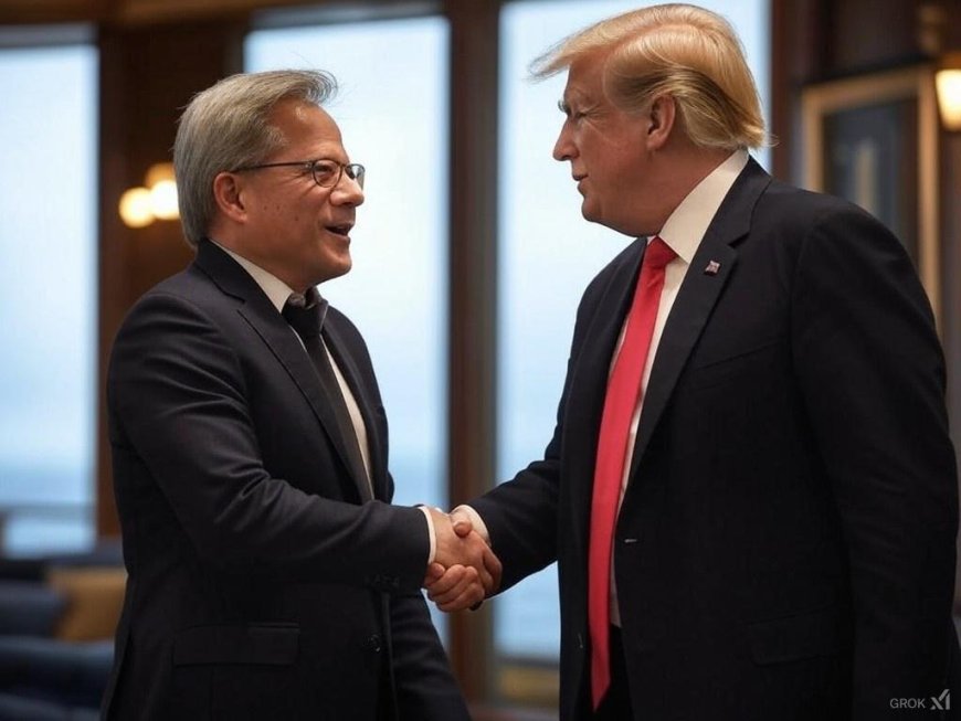 AI Diplomacy Begins: Nvidia CEO Joins Trump’s High-Stakes China Mission Amid Tech War