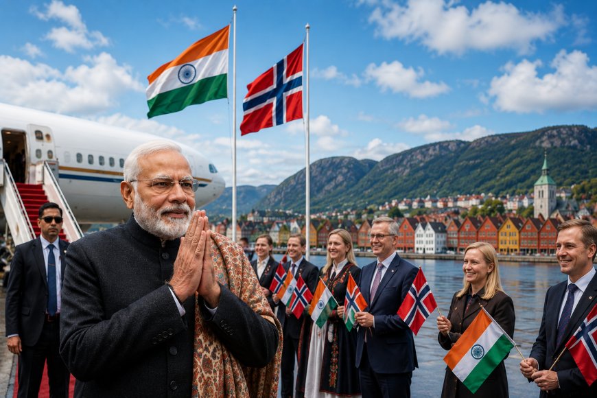 Historic Norway Visit: PM Modi Set to Strengthen India’s Strategic Push in Europe After 43 Years