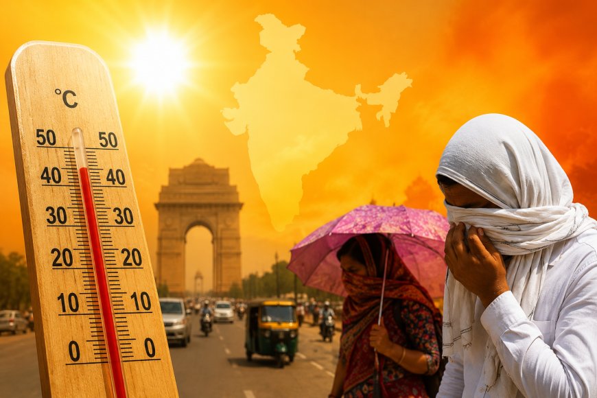 Heatwave at 45°C: Delhi-NCR and North India Scorch Under Extreme Temperatures, Worse Heat Yet to Come