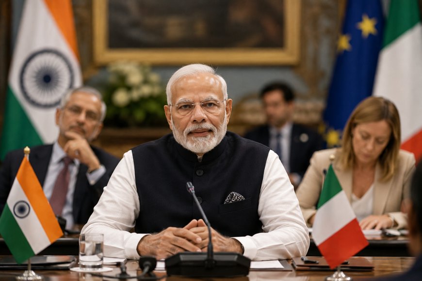 PM Modi Heads to Italy After Key Nordic Meetings as India Expands Strategic Push in Europe