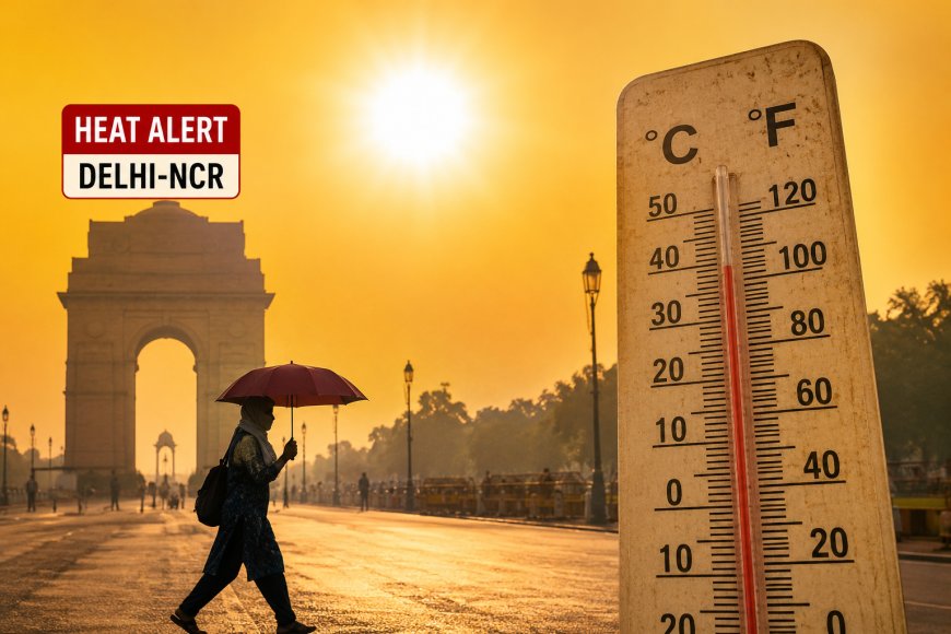 Delhi Faces Extreme Heat Emergency as Severe Heatwave Warning Intensifies Across NCR