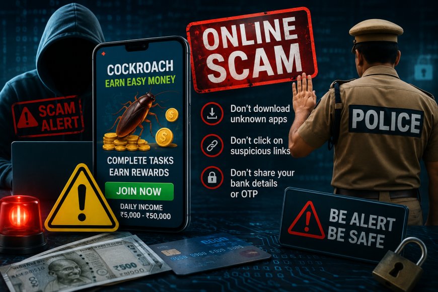 Police Warn Against ‘Cockroach’ Online Scam Targeting Quick-Money Seekers