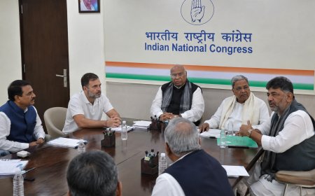 Congress High Command Holds Key Karnataka Talks: Cabinet Expansion, Deputy CM Posts and KPCC Leadership Under Spotlight