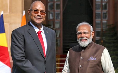 PM Modi Begins Three-Day State Visit to Seychelles, Set to Attend National Day Celebrations