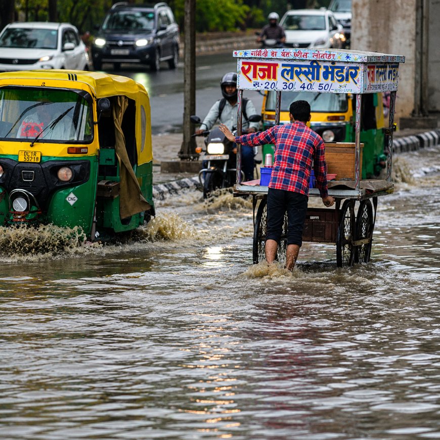 Light Rain Brings Relief to Delhi as Pleasant Weather Replaces Summer Heat