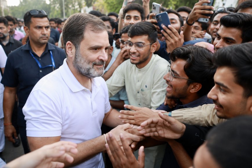Rahul Gandhi Kicks Off Nationwide Youth Campaign from Kota, Targets Paper Leaks and Rising Unemployment
